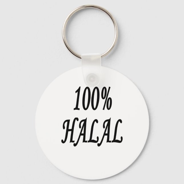 CHAVEIRO 100% HALAL (Frente)