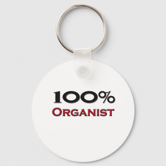 Chaveiro 100% Organista (Frente)