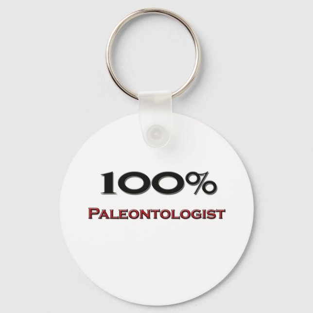 Chaveiro 100% Paleontólogo (Frente)