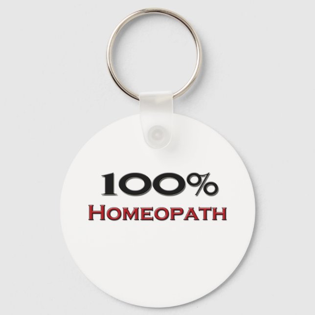 Chaveiro 100 Por Cento De Homeopata (Frente)
