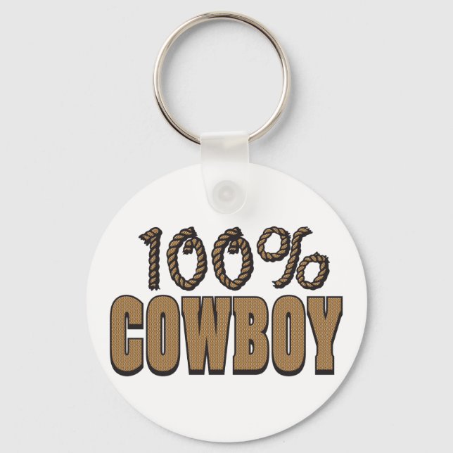Chaveiro 100 Por Cowboy (Frente)