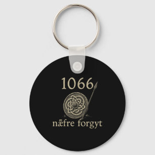 Chaveiro 1066 Naefre Forgyt Nunca Esqueça Viking Inglaterra