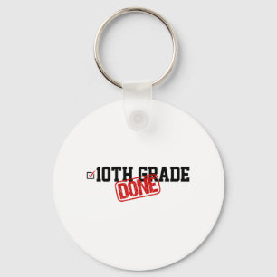 Chaveiro 10.º ano concluído - último dia da escola Y