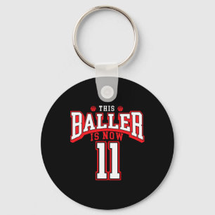 Chaveiro 11 Aniversário De Basquete Com Mais De 11 Anos