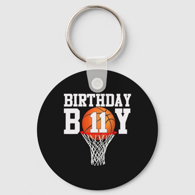 Chaveiro 11 Aniversário Esporte 11 Anos De Basquete 11 Rapa (Frente)