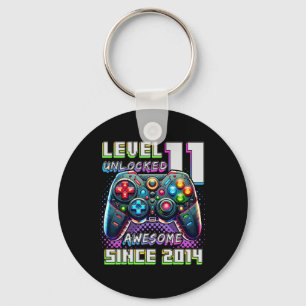 Chaveiro 11 Birthday Boy Level 11 Gamer 11 Year Video Gam