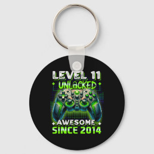 Chaveiro 11 Birthday Boy Level 11 Gamer 11 Year Video Gam