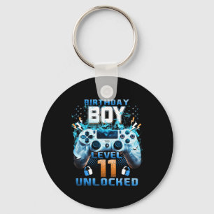Chaveiro 11 Birthday Boys Nível 11 Desbloqueados 11 Anos