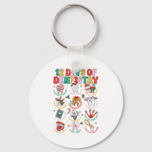 Chaveiro 12 Dias De Dentista Natal Dental Squad Crew D