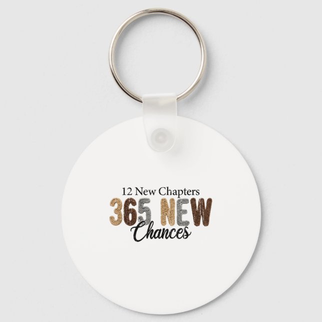 Chaveiro 12 New Chapters 365 New Chances  (Frente)