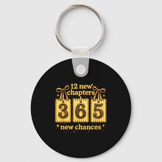 Chaveiro 12 New Chapters 365 New Chances Party Family 2026  (Frente)