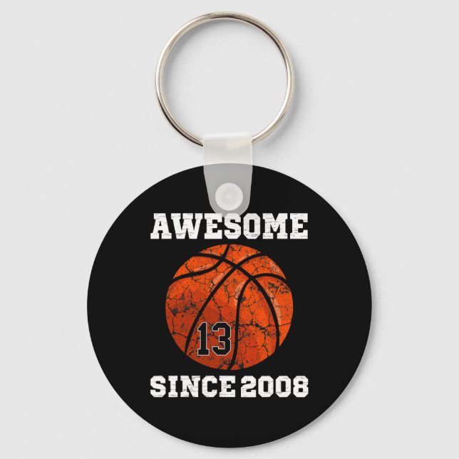 Chaveiro 13th Birthday Sketll Lover Gift 13 Years Old Vinta (Frente)