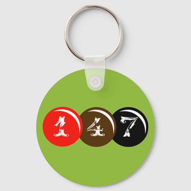 Chaveiro 147 Snooker Balls (Frente)