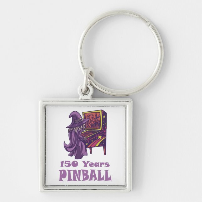 Chaveiro 150 Anos Pinball Wizard Arcade Aniversário (Frente)
