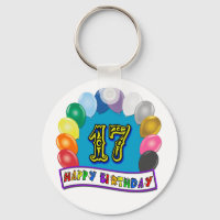 17º aniversário Ofertas com Design de Balões Assor
