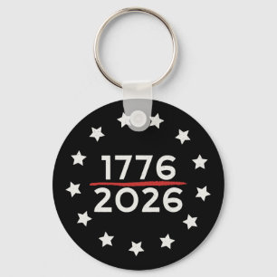 Chaveiro 1776 2026 250º Aniversário EUA Bandeira Betsy Ross