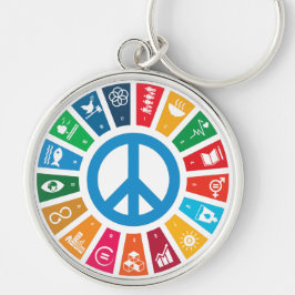 Chaveiro 17 Objetivos de Desenvolvimento Sustentável dos DG