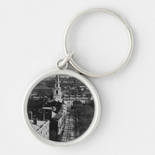 Chaveiro 1859:  Uma vista de Boston da casa do estado
