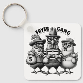 Chaveiro "1930s Chicken Robbers" Aluminum Keychain