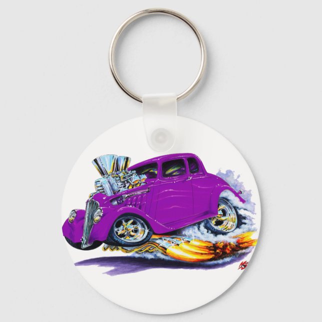 Chaveiro 1933-36 Willys Purple Car (Frente)