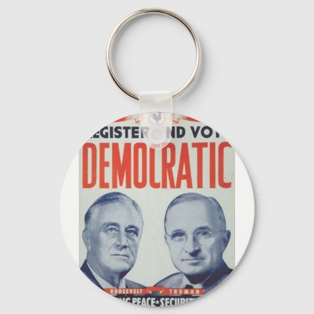 Chaveiro 1944 Roosevelt - Truman (Frente)