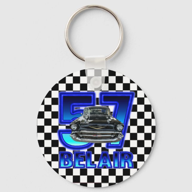 Chaveiro 1957 Chevy Belair Key Chain. (Frente)