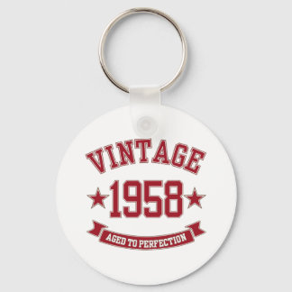 Chaveiro 1958 Vintage Envelhecido até Perfecção