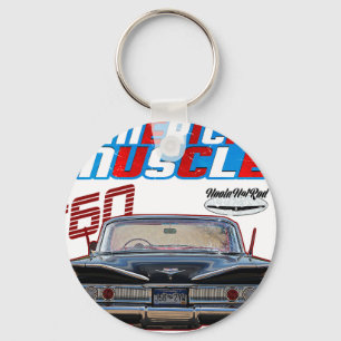 Chaveiro 1960 Impala,Belair,Bel Air,Rockabilly, enferrujado