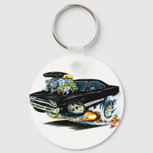 Chaveiro 1968-69 Plymouth GTX Black Car