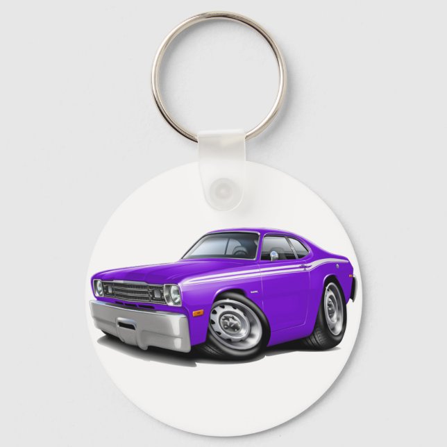 Chaveiro 1970-74 Carro Duster Purple-White (Frente)