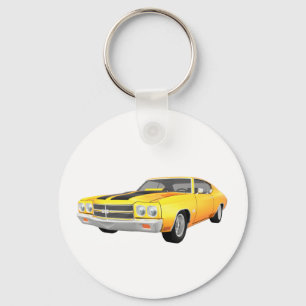 Chaveiro 1970 Chevelle SS: Acabamento Amarelo: