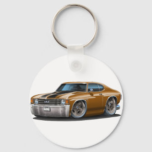Chaveiro 1971-72 Chevelle Brown-Black Car