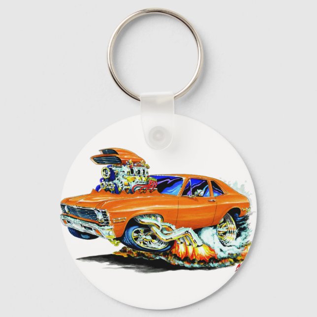 Chaveiro 1971-74 Carro Laranja Nova (Frente)