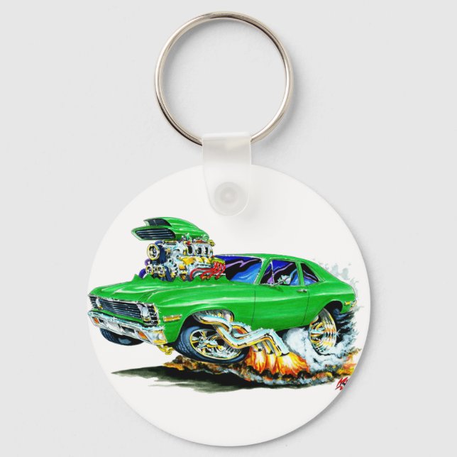 Chaveiro 1971-74 Carro Verde Nova (Frente)