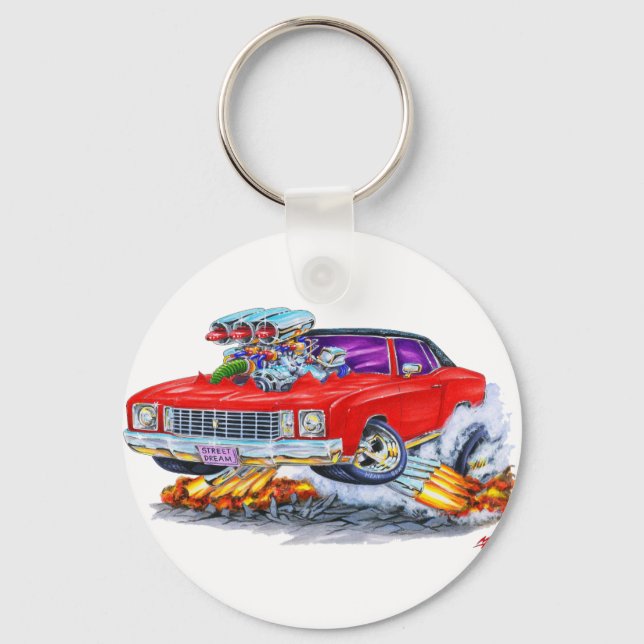 Chaveiro 1972 Monte Carlo Red Car (Frente)