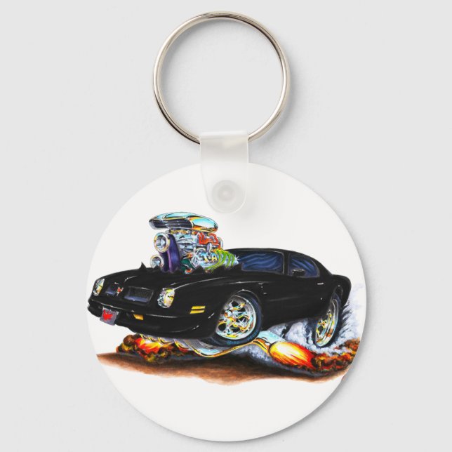 Chaveiro 1974-76 Firebird Black Car (Frente)