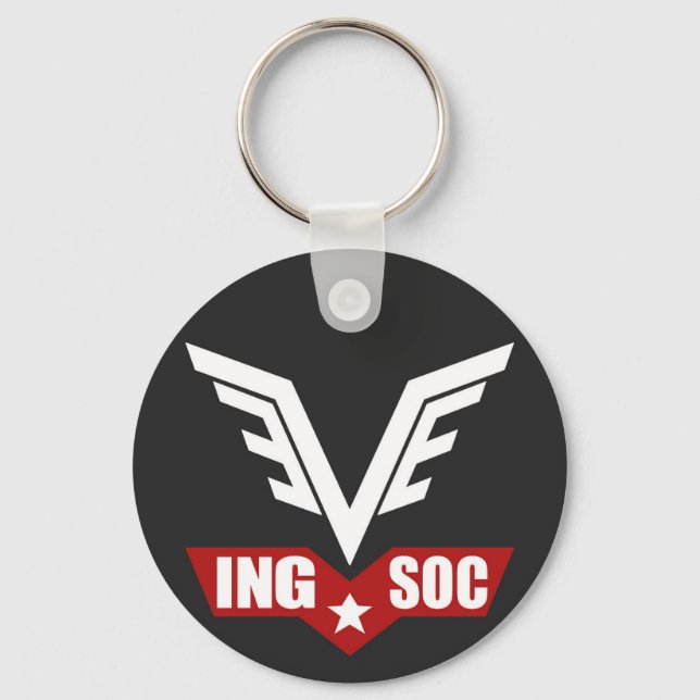 Chaveiro 1984 INGSOC Party Logo Key Ring (Frente)