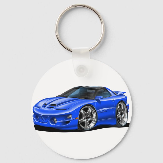 Chaveiro 1998-02 Carro Azul Trans Am (Frente)