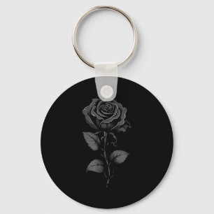 Chaveiro 199 Flores Gráfico Rosa Negra