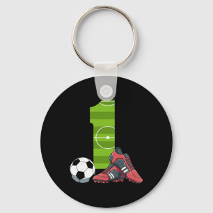Chaveiro 1 Aniversário Futebol Primeiro Aniversário Futebol