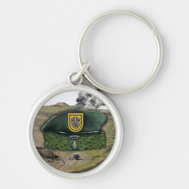 Chaveiro 1rua especial forças verdes veteranos de boinas Ch (Frente)