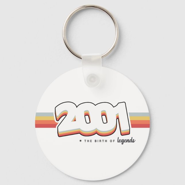 Chaveiro 2001 Nascimento de lendas (Frente)