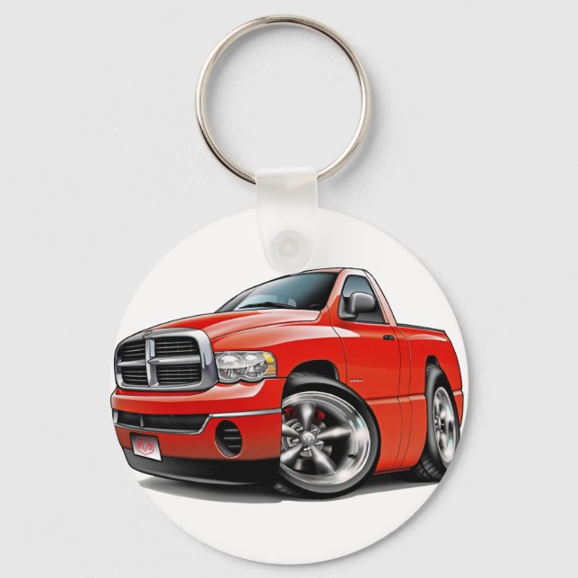 Chaveiro 2003-08 Dodge Ram Red Truck (Frente)
