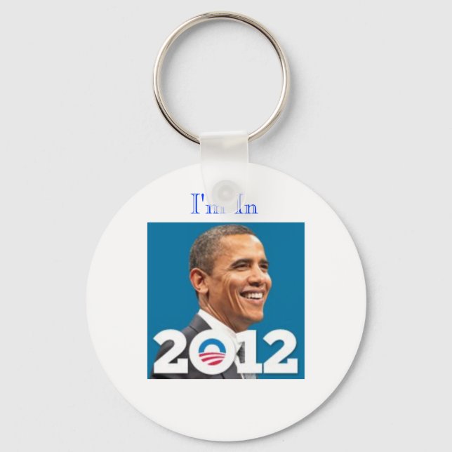 Chaveiro 2012 Estou em Obama (Frente)