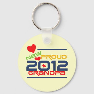 Chaveiro 2012 t-shirt e presentes orgulhosos do vovô