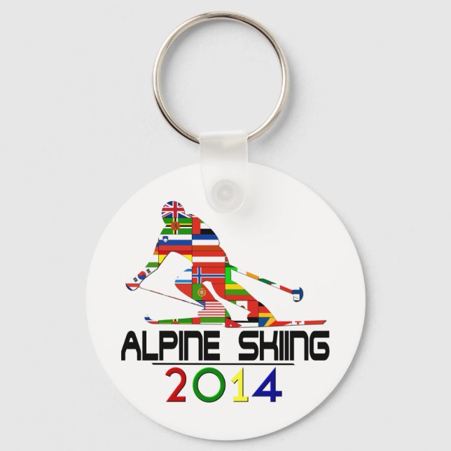 Chaveiro 2014: Esqui alpino (Frente)