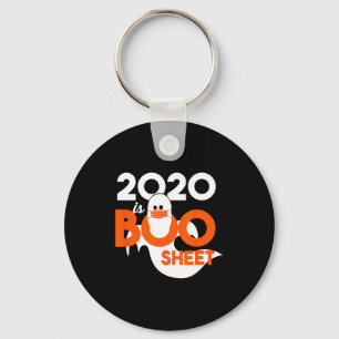 Chaveiro 2020 é folha de fantasma de Halloween