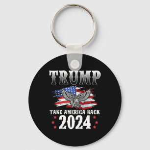Chaveiro 2024 Retomar a América Bandeira Americana Trump 20