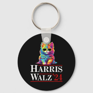 Chaveiro 2024 Shirt Kamalaharris Timwaltz 2024 Cat Lgbt