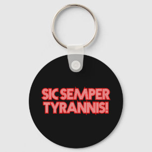 Chaveiro 2025 de julho 4 Sic Semper Tyrannis Veterans Trump